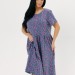 Платье женское арт. Пл-23 "Лютики фиолетовые" 