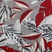 Сарафан  серый с красными листьями арт. Ц-28 